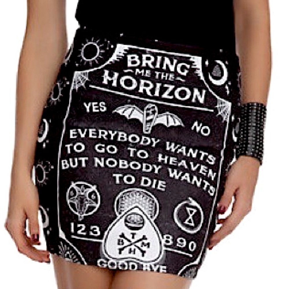 Bring Me the Horizon Ouija Mini Skirt